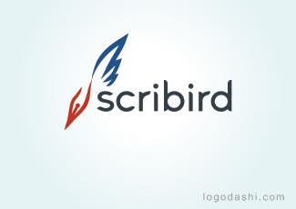 scribird标志标志logo设计，品牌vi设计