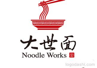 大世面餐饮连锁logo标志logo设计，品牌vi设计