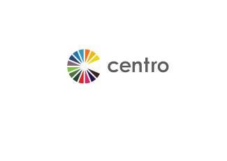 CENTRO标志logo设计，品牌vi设计