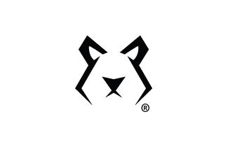 疯狂的熊猫标志logo设计，品牌vi设计