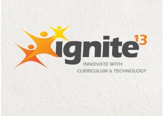 Ignite13教育标志logo设计，品牌vi设计