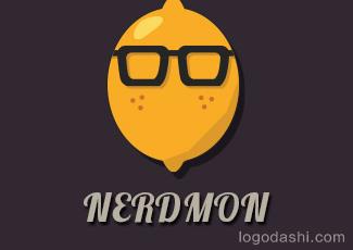 Nerdmon标志标志logo设计，品牌vi设计