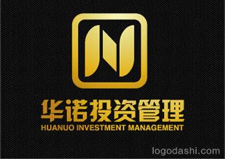 华诺投资管理标志logo设计，品牌vi设计