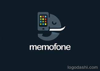 memofone标志logo设计，品牌vi设计