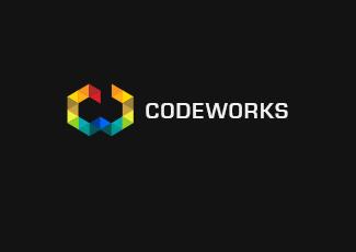 CODEWORKS标志logo设计，品牌vi设计