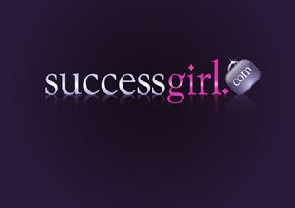 Successgirl网站标志标志logo设计，品牌vi设计