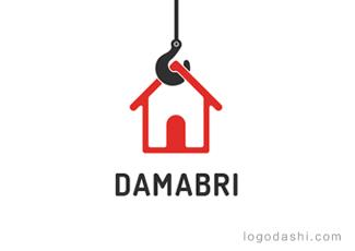 DAMABRI搬家队标志logo设计，品牌vi设计