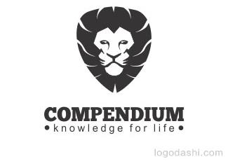 COMPENDIUM商标标志logo设计，品牌vi设计