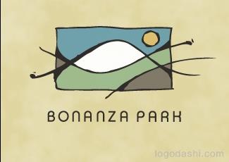 Bonanza公园logo标志logo设计，品牌vi设计