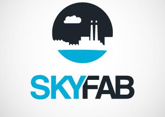 SkyFab标志标志logo设计，品牌vi设计