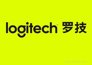 罗技（Logitech）标志logo设计，品牌vi设计