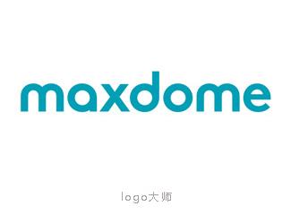 德国视频点播服务平台Maxdome标志标志logo设计，品牌vi设计