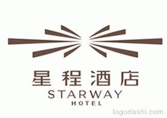 星程酒店标志logo设计，品牌vi设计