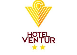 VENTUR酒店标志logo设计，品牌vi设计