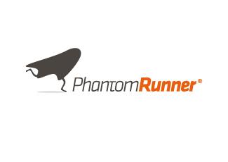 PhantomRunner标志logo设计，品牌vi设计