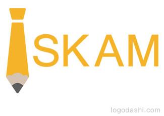 SKAM标志logo设计，品牌vi设计