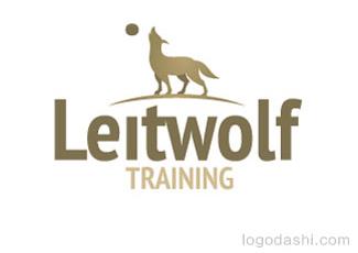 Leitwolf培训中心标志logo设计，品牌vi设计