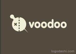 Voodoo巫术logo标志logo设计，品牌vi设计