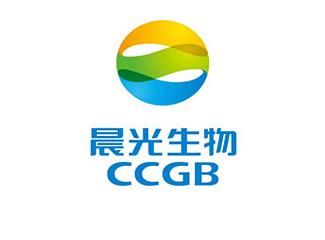 晨光生物标志logo设计，品牌vi设计