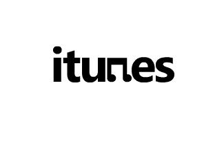 itunes标志logo设计，品牌vi设计