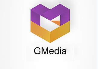 GMedia标志标志logo设计，品牌vi设计