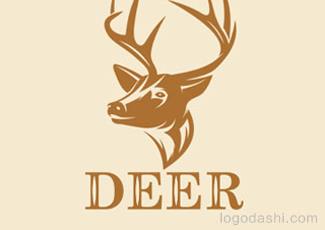 DEER标志标志logo设计，品牌vi设计