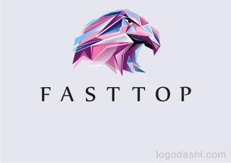 FASTTOP搜索引擎标志标志logo设计，品牌vi设计