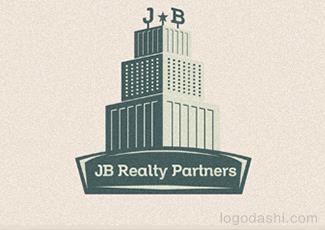 JB房地产标志logo设计，品牌vi设计