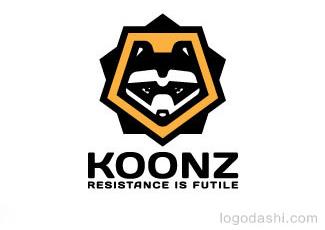 Koonz标志logo设计，品牌vi设计