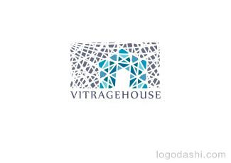 vitragehouse标志标志logo设计，品牌vi设计