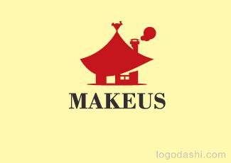 makeus标志标志logo设计，品牌vi设计