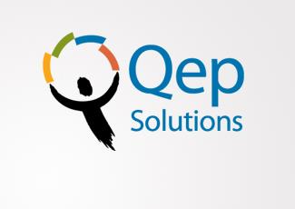 QEP解决方案标志logo设计，品牌vi设计