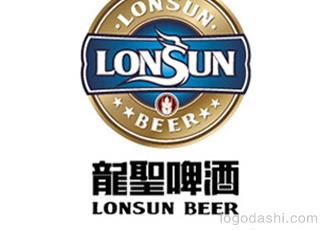 龙圣啤酒标志logo设计，品牌vi设计