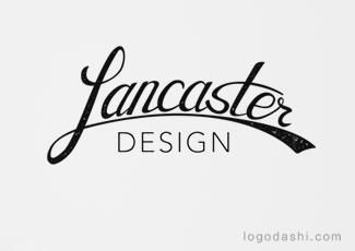 Lancaster字体标志logo设计，品牌vi设计