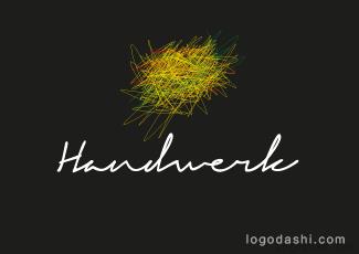 Handwerk商标标志logo设计，品牌vi设计