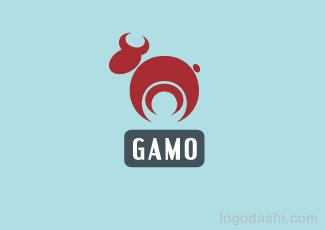 GAMO商标标志logo设计，品牌vi设计