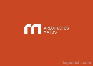 Arquitectos标志logo设计，品牌vi设计