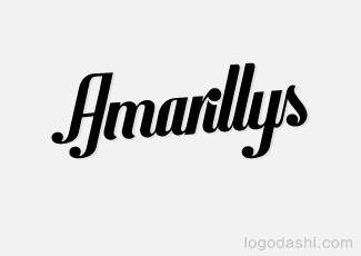 Amarillys字体标志logo设计，品牌vi设计