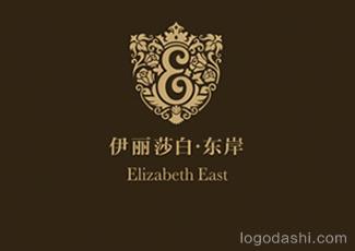 伊丽莎白东岸标志logo设计，品牌vi设计