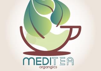 MediTEa标志标志logo设计，品牌vi设计