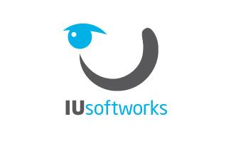 IUSoftworks标志标志logo设计，品牌vi设计