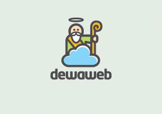 Dewaweb标志标志logo设计，品牌vi设计