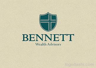 BENNETT商标标志logo设计，品牌vi设计