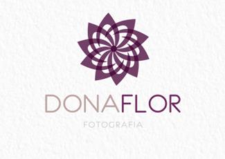 DonaFlor标志标志logo设计，品牌vi设计