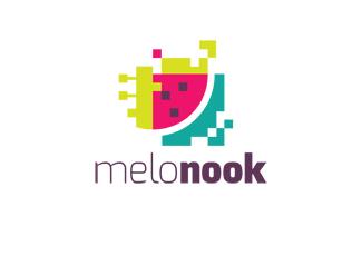 melonook标志logo设计，品牌vi设计