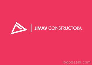 JIMAV建筑商标标志logo设计，品牌vi设计