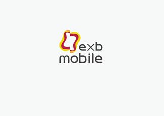 EXB手机标志logo设计，品牌vi设计