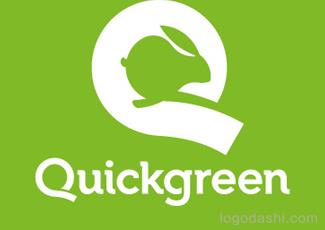 Quickgreen标识标志logo设计，品牌vi设计