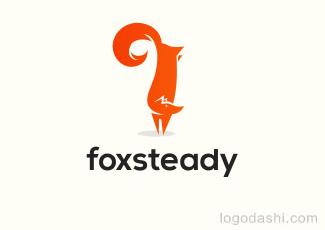 Foxsteady商标标志logo设计，品牌vi设计