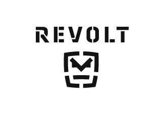 REVOLT标志logo设计，品牌vi设计